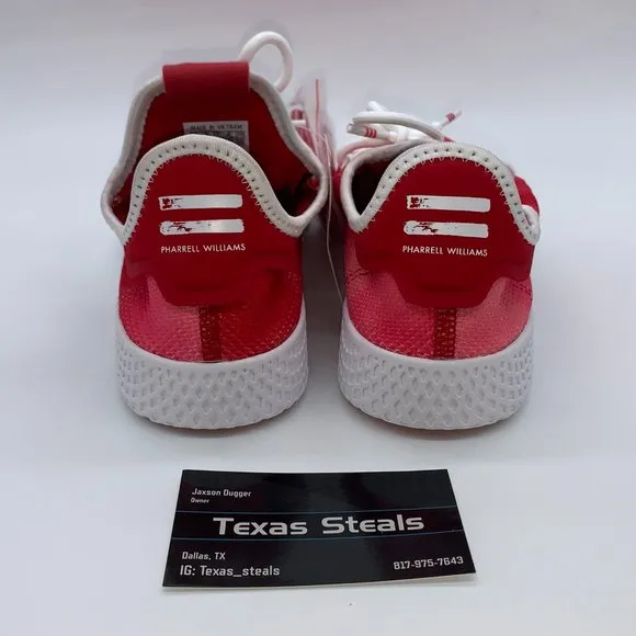 NEW Adidas Pharell Tennis Red Junior