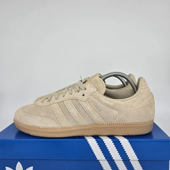 New adidas Samba OG Clay Brown Oat Men's Suede Shoes Size 9