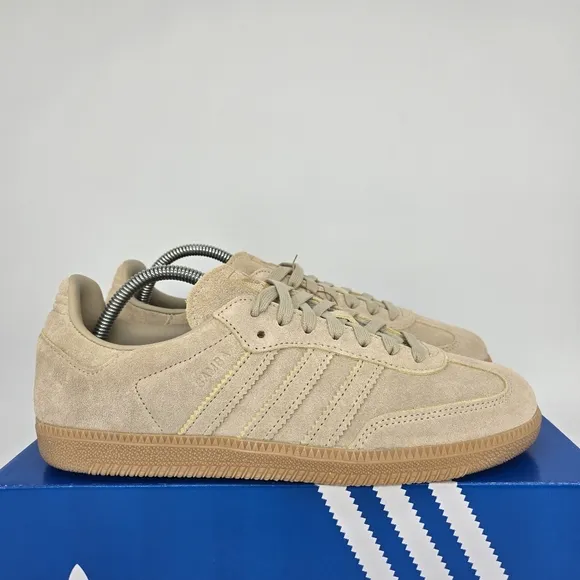 New adidas Samba OG Clay Brown Oat Men's Suede Shoes Size 9
