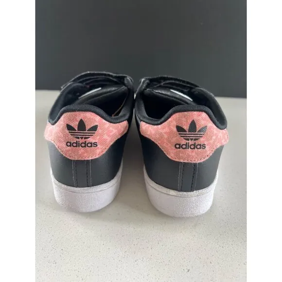 NEW ADIDAS SUPERSTAR COMFORT CLOSURE SHOES KIDS GIRL PINK SIZE 1