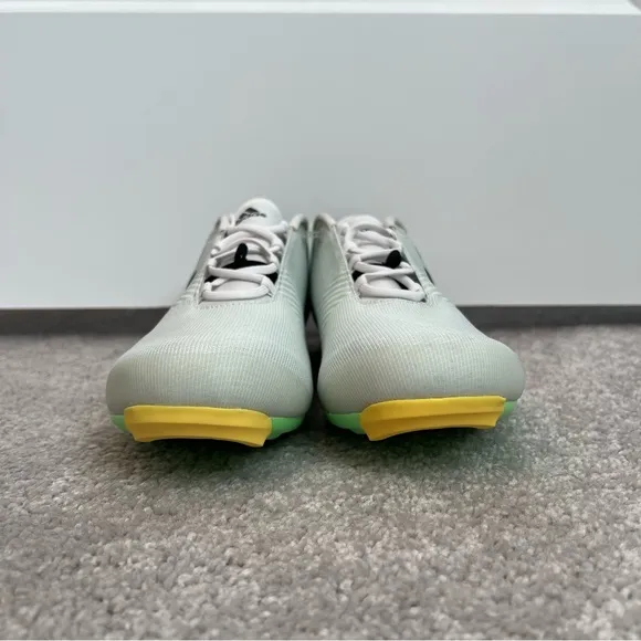 New Adidas The Road Unisex Cycling Shoes White Beam Green Men’s 7.5 Women’s 9