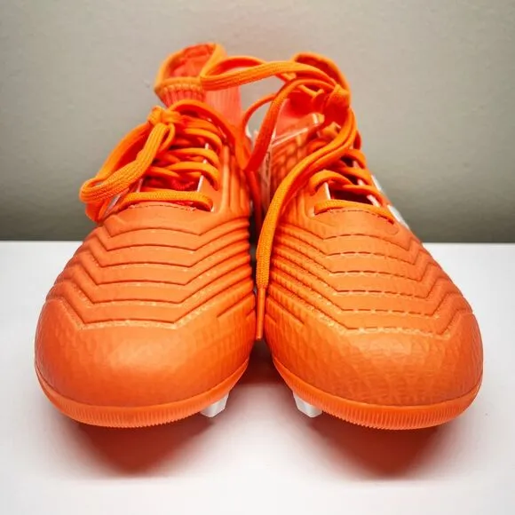 NEW Adidas Womens Predator 19.3 FG Soccer Cleats Coral/White Shoes Size 5