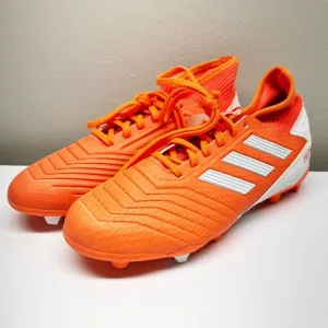NEW Adidas Womens Predator 19.3 FG Soccer Cleats Coral/White Shoes Size 5