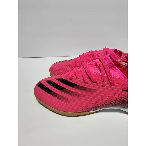 New Adidas X Ghosted.3 Indoor Soccer Shoes Pink Black FW6938 Men’s Size 11.5