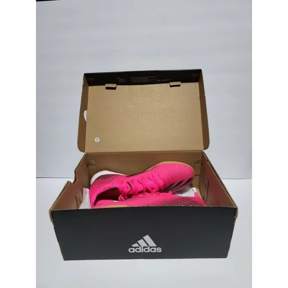 New Adidas X Ghosted.3 Indoor Soccer Shoes Pink Black FW6938 Men’s Size 11.5