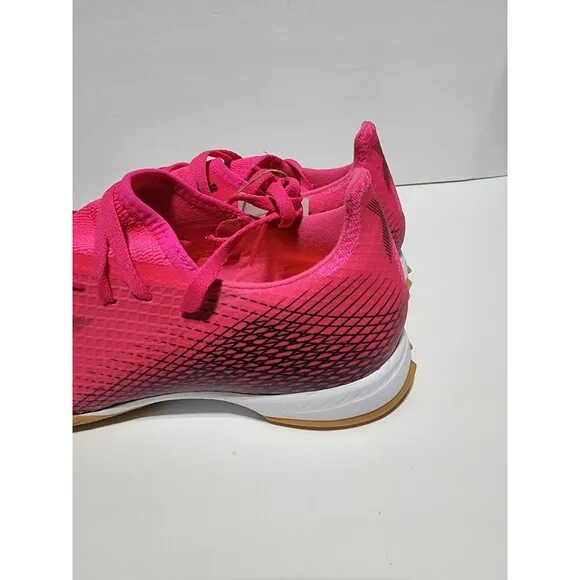 New Adidas X Ghosted.3 Indoor Soccer Shoes Pink Black FW6938 Men’s Size 11.5