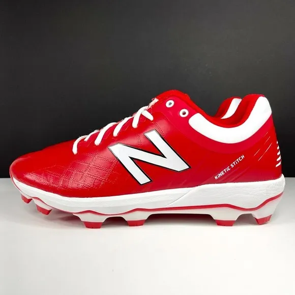 New Balance 4040 V5 Men's Size 15 2E Molded Baseball Cleats Shoes Red PL4040R5