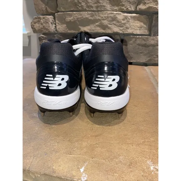 New Balance 4040v5 Mens Size 8 Baseball Cleats Metal Black Shoes L4040BK5