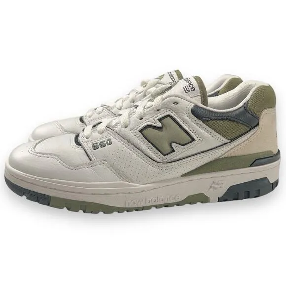 New Balance 550 Mens 7.5 D Womens 9 WIDE Olive Tennis Lifestyle Shoes