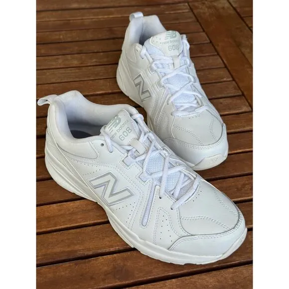 New Balance 608 Sneakers Men’s Size 10 White Athletic Training Shoes MX608AW5