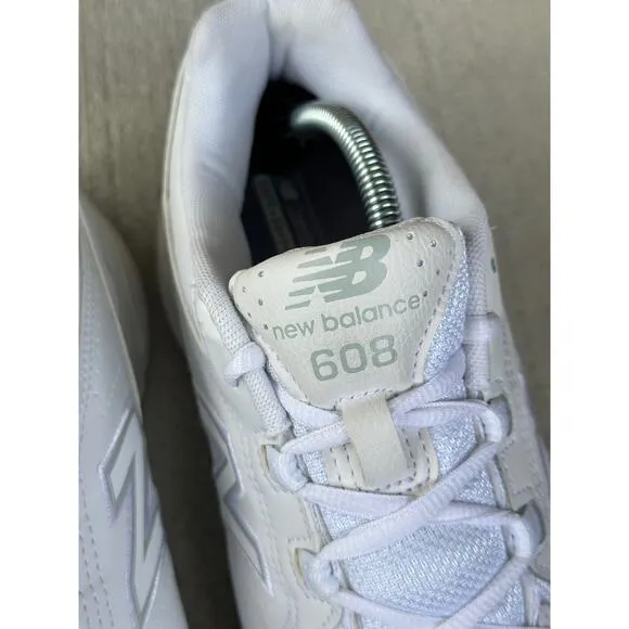 New Balance 608 Sneakers Men’s Size 10 White Athletic Training Shoes MX608AW5