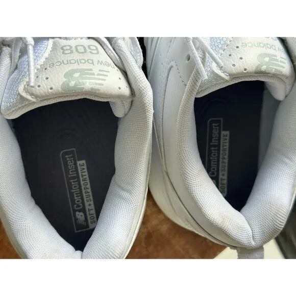 New Balance 608 Sneakers Men’s Size 10 White Athletic Training Shoes MX608AW5
