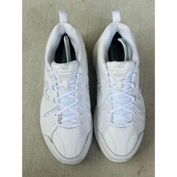 New Balance 608 Sneakers Men’s Size 10 White Athletic Training Shoes MX608AW5