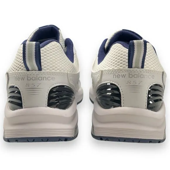 New Balance 857 Mens Size 10 Tennis Dad Shoes White Blue Worn Once!