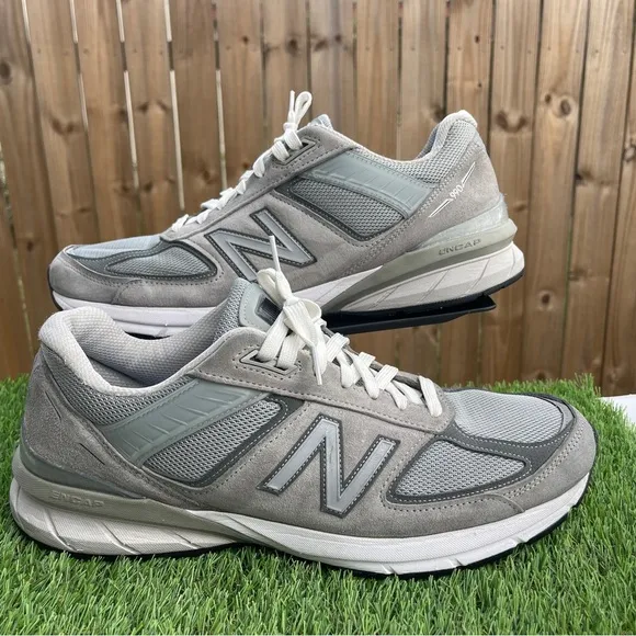 New Balance 990 V5 Men's Size 13 M990GL5 Grey/White