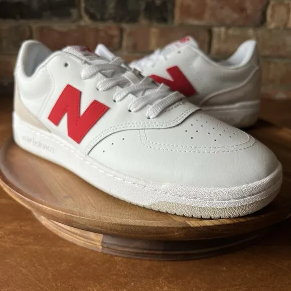New Balance BB80 Men’s Sneakers BB80RTB White Red Shoes Sneaker Size 11