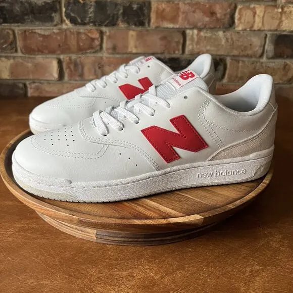 New Balance BB80 Men’s Sneakers BB80RTB White Red Shoes Sneaker Size 11