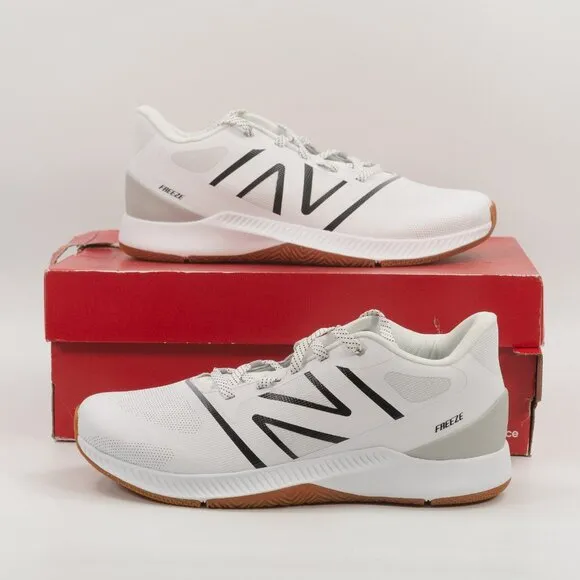 New Balance FreezeLX v4 Box 'White Gum FREEZBW4 Lacrosse Cleats size 11.5
