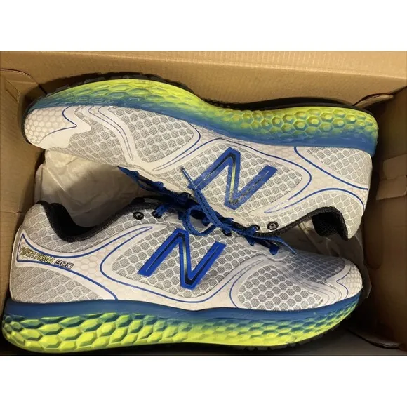 New Balance Fresh Foam 980 M980WB Mens 13 D White Blue Green Running