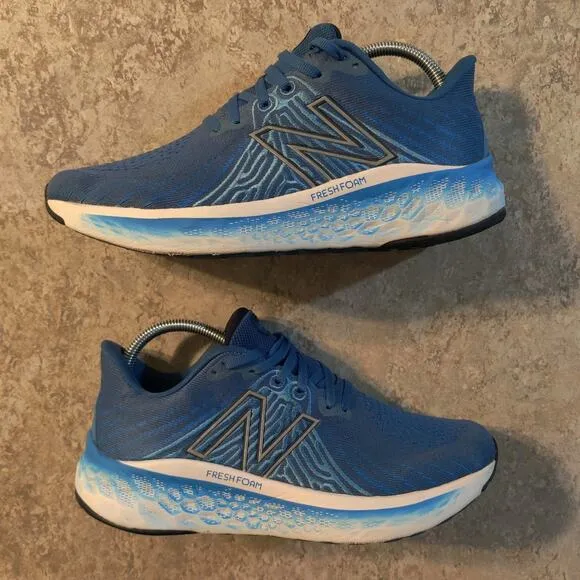 New Balance Fresh Foam Mens 8 Vongo v5 Ocean Blue Athletic Running Shoes *Clean*
