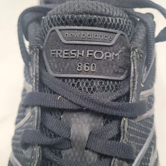 New Balance Fresh Foam X 860v12 Mens 10.5 B Shoes Running Black White M860M12