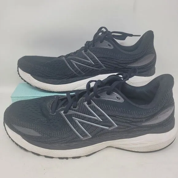 New Balance Fresh Foam X 860v12 Mens 10.5 B Shoes Running Black White M860M12