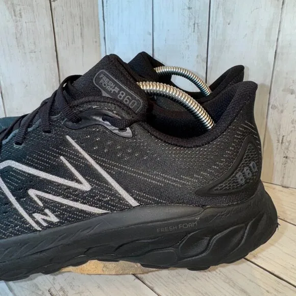 New Balance Fresh Foam X 860v13 Shoes Mens 11.5 Black Road Race Running Trainer