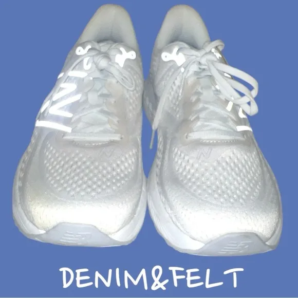 NEW BALANCE FRESH FOAM X #W880W13 RUNNING SHOES | White/Grey | NEW/NWOB👟🩶🩶👟