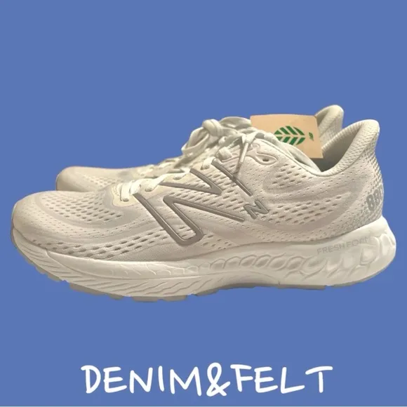 NEW BALANCE FRESH FOAM X #W880W13 RUNNING SHOES | White/Grey | NEW/NWOB👟🩶🩶👟