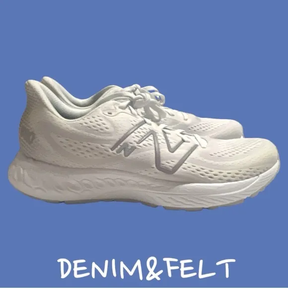 NEW BALANCE FRESH FOAM X #W880W13 RUNNING SHOES | White/Grey | NEW/NWOB👟🩶🩶👟
