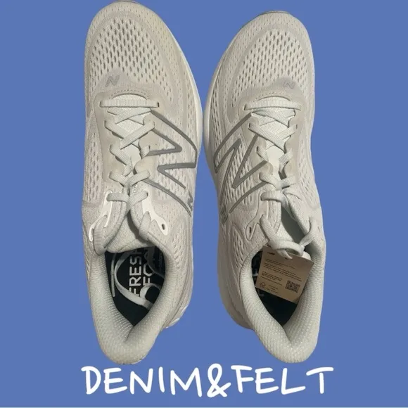 NEW BALANCE FRESH FOAM X #W880W13 RUNNING SHOES | White/Grey | NEW/NWOB👟🩶🩶👟