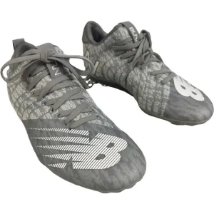 New Balance Lacrosse Shoes Cleats Burn X Low Gray WBURNXLS Size 4