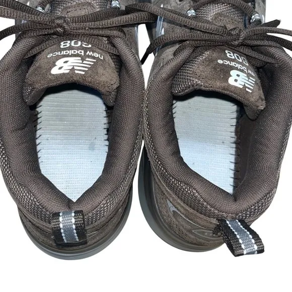 New Balance Mens Brown Suede Abzorb MX 608 Cross-Training Shoes Size 12