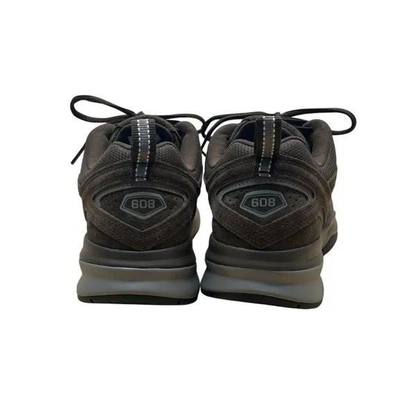 New Balance Mens Brown Suede Abzorb MX 608 Cross-Training Shoes Size 12