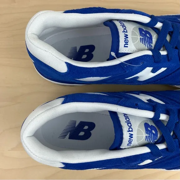 New Balance Men’s Size 10.5 D 550 Suede Pack Team Royal Blue Low Top Shoes NWOT