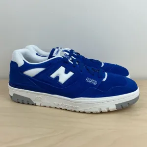 New Balance Men’s Size 10.5 D 550 Suede Pack Team Royal Blue Low Top Shoes NWOT