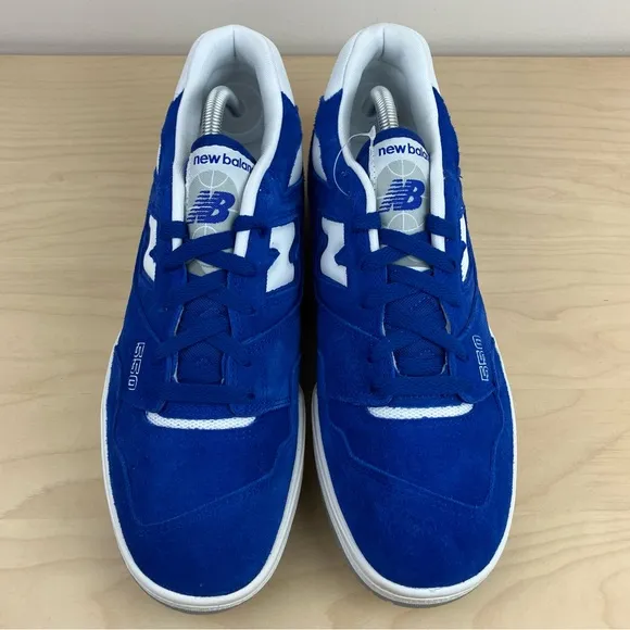 New Balance Men’s Size 10.5 D 550 Suede Pack Team Royal Blue Low Top Shoes NWOT