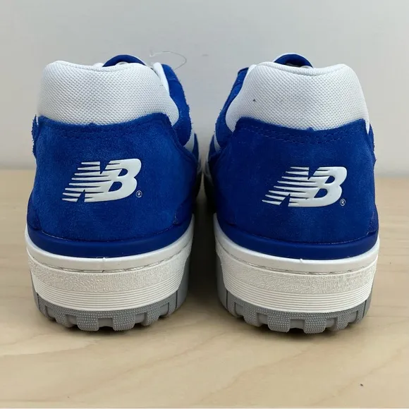 New Balance Men’s Size 10.5 D 550 Suede Pack Team Royal Blue Low Top Shoes NWOT