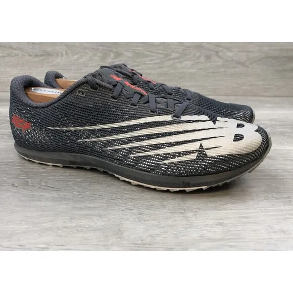 New Balance Mens XC Seven V3 Gray Running Track Spikes Sneakers 9 (UXCS7GS3)