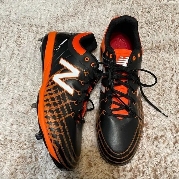 New Balance Metal Baseball Shoes Cleats Orange NEW​​​​