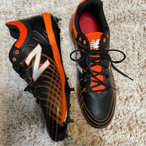 New Balance Metal Baseball Shoes Cleats Orange NEW​​​​