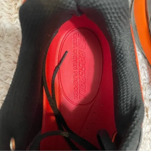 New Balance Metal Baseball Shoes Cleats Orange NEW​​​​
