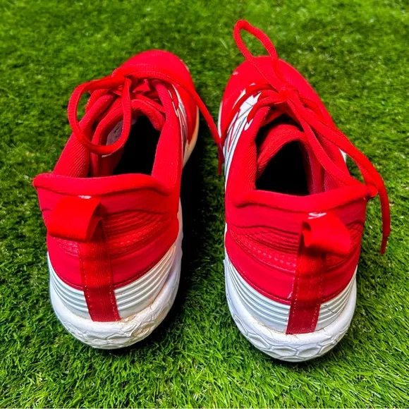 New Balance Red and White Athletic Shoes