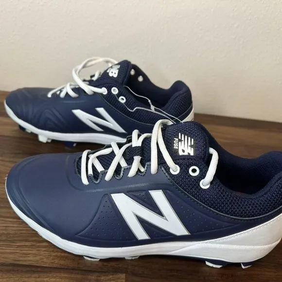 New Balance Womens SPFUSEN2 Navy/White Softball Cleats Shoes TPU US Size 13 New