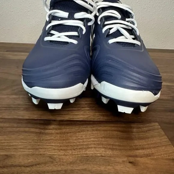 New Balance Womens SPFUSEN2 Navy/White Softball Cleats Shoes TPU US Size 13 New