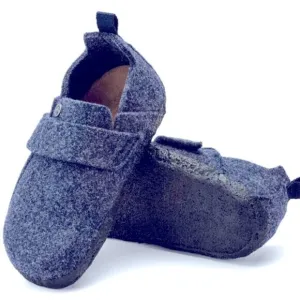 NEW Birkenstock Zermatt Blue Wool Shoes Size C12 /30