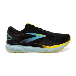 NEW BROOKS men's ghost 16 road running shoe in 029 black/forged iron/blue