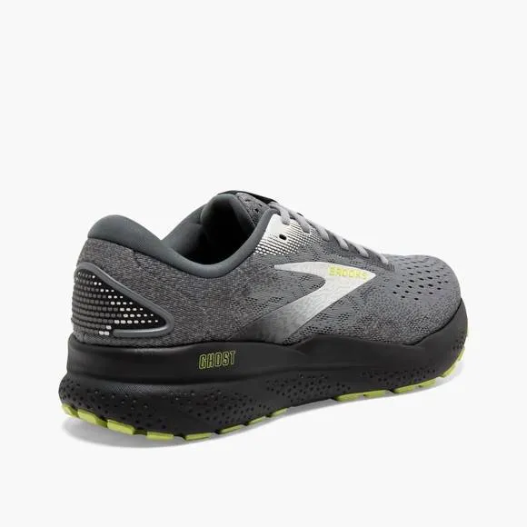 NEW BROOKS men's ghost 16 shoes in primer/grey/lime