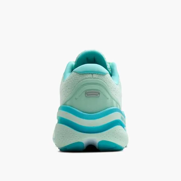 NEW BROOKS men's ghost max 2 shoes in 451 - honeydew/blue/white