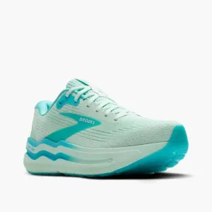 NEW BROOKS men's ghost max 2 shoes in 451 - honeydew/blue/white